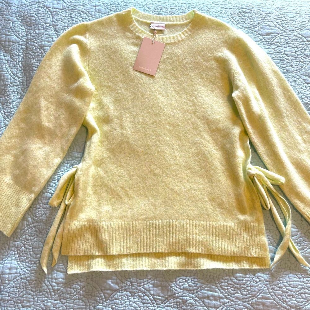 NEW Mama.Licios Crew Neck Modern Sweater Size M